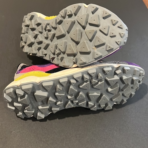 YAMANO 3 WOMAN - Suede and technical fabric sneakers Women’s Size 7 - Picture 5 of 8